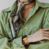 Foulard Éthique en Soie Recyclée