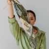 Foulard Éthique en Soie Recyclée