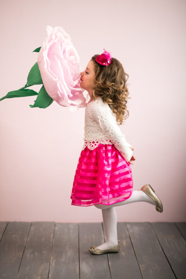 Jupe Rose Fille (5-6 ans) – Douceur & Mode Éthique