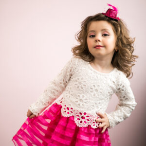 Jupe Rose Fille (5-6 ans) – Douceur & Mode Éthique